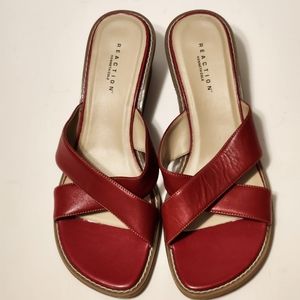 Kenneth Cole Reaction, 8.5, Red wedge